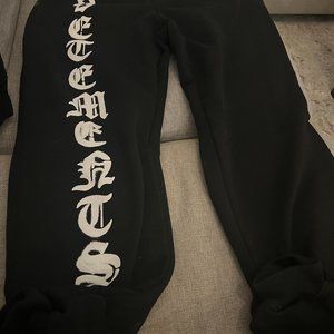 Vetements unisex sweatpants garderobe collection  Sweatpants  Black